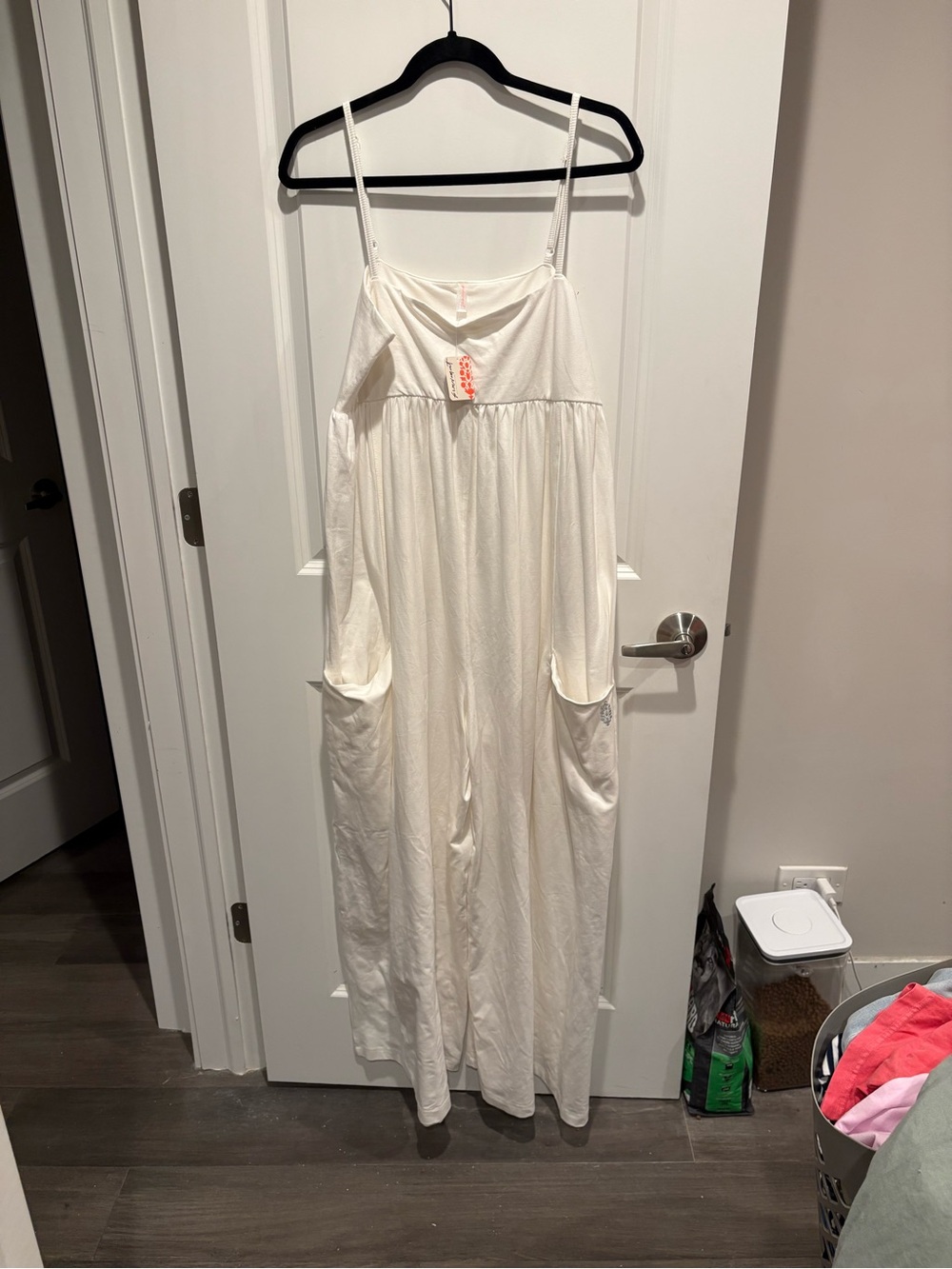 FP Movement Hot Shot Strappy Onesie in Ivory